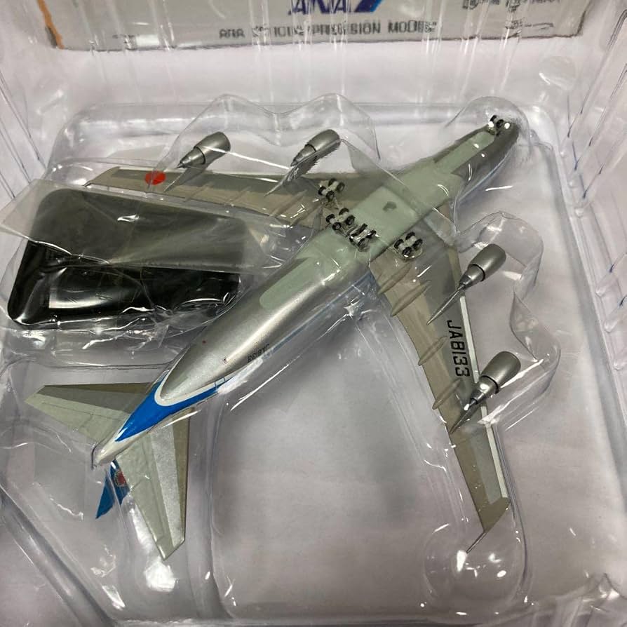 ANA B747SR-100 モヒカンルック全日空商事 1/400 ダイキャスト 1/400 B747SR-100 ANA モヒカンルック JA8133 羽田空港B滑走路